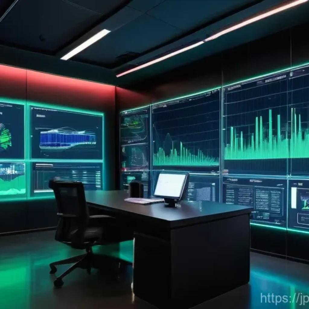 세무사와 세무조사 대응 전략 - **Prompt 1: AI-Powered Financial Anomaly Detection**
    A wide shot of a modern, clean, and futuris...