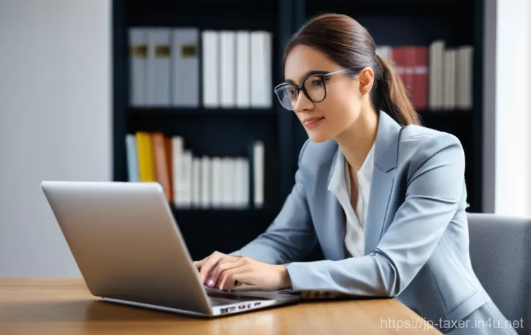 세무사와 세무조사 대응 전략 - **Prompt 1: AI-Powered Financial Anomaly Detection**
    A wide shot of a modern, clean, and futuris...