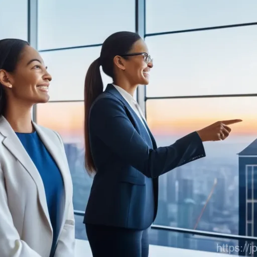 세무사와 비즈니스 의사결정 지원 - **Prompt:** A diverse, professional female tax accountant in modern business attire, confidently sta...