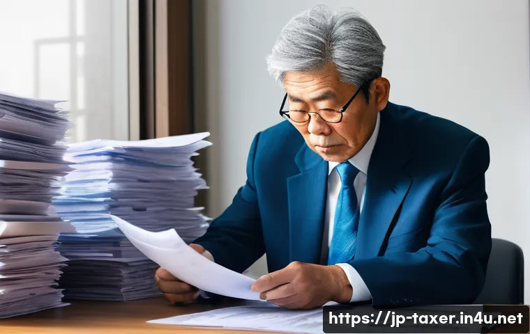 세무사 실패 사례 분석 - **Prompt:** A senior Japanese tax accountant, in his late 60s, with a slightly rumpled suit and tie,...